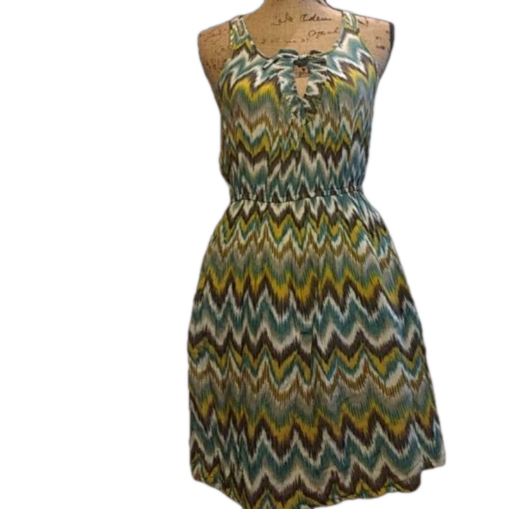 Annabella  Aztec print sundress sz S - Picture 2 of 7